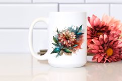 Abstract Zinnia Stained Clipart Product Image 2