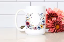 Colorful Watercolor Wild Frame | Sublimation Clipart Product Image 2