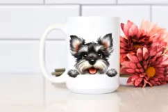 Funny Miniature Schnauzer with Big Popping Eyes | Product Image 2