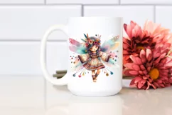 Colorful Cute Fairy Dancing | Clipart Product Image 2