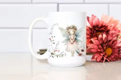 Whimsical Fairy | Watercolor Clipart Product Image 2