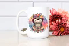 Sublimation Clipart Vibrant Otter Vintage Diva Product Image 2
