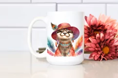 Sublimation Clipart Vibrant Otter Vintage Diva Product Image 2