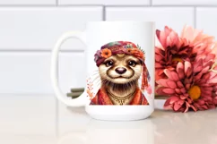 Sublimation Clipart Vibrant Otter Vintage Diva Product Image 2