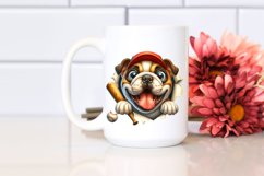 Enthusiastic Funny Baseball Sticker | Sublimation | Clipart Product Image 2