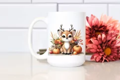 Funny Baby Deer with Harvest | Clipart Product Image 2