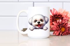 Enthusiastic Funny Bichon Frise | Sublimation | Clipart Product Image 2