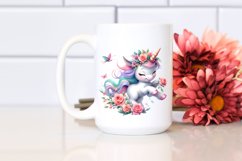 Baby Unicorn Dancing Sublimation | Clipart Product Image 2