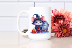Cute Baby Mouse Dressed for Halloween | Clipart Product Image 2