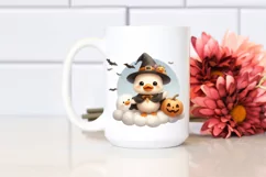 Cute Baby Duck Halloween PNG Product Image 2