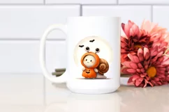 Cute Baby Snail Halloween PNG Product Image 2