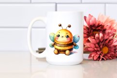 Vibrant Colorful Brownish Sewed Bee Clipart Product Image 2