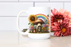 detailed mushroom fairy house Product Image 2