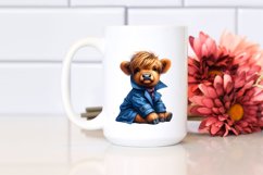 modest baby highlandcow, Transparent PNG Product Image 2