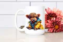modest baby highlandcow, Transparent PNG Product Image 2