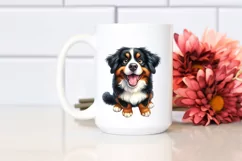 Crazy Bernese Mountain Dog Funny | Mothers Day Clipart Product Image 2