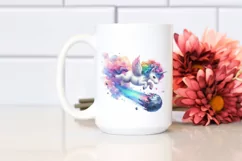 Colorful Pastel Baby Unicorn PNG Product Image 2