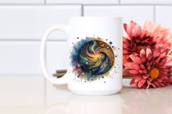 Abstract Stained Cosmos Design | Clipart Product Image 2