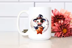 Cute Baby Cow on Star PNG Product Image 2