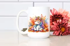 Colorful Pastel Unicorn Swing, PNG Product Image 2