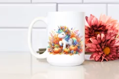 Colorful Pastel Unicorn Swing, PNG Product Image 2