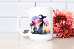 Witch Halloween Sublimation Clipart Product Image 2