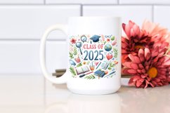 Class of 2025 Watercolor Elements Dove Clipart Product Image 2