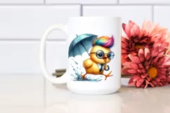 excited baby chicken, High-Quality PNG Product Image 2