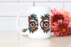 Retro Tropical Beach Buoy | Sublimation | PNG Clipart Product Image 2