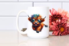 Highlandcow Running PNG Product Image 2