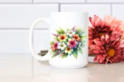 Hawayan Flowers Watercolor PNG Product Image 2