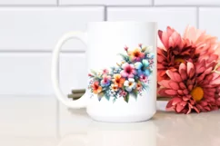 Hawayan Flowers Watercolor PNG Product Image 2