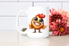 Chicken Boots Shy Goofy Smile Clipart Product Image 2