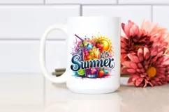 Colorful Watercolor Drink, High-Res PNG Product Image 2