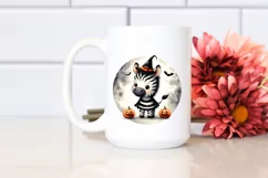 Cute Baby Zebra Halloween PNG Product Image 2