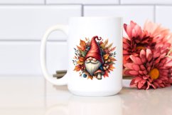 Watercolor Autumn Gnome PNG Product Image 2