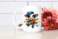 Cute Baby Cow Revolted PNG Product Image 2