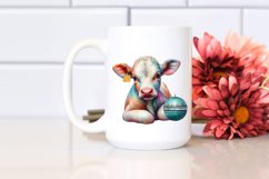 Colorful Baby Cow in Harlem Ballroom PNG Product Image 2