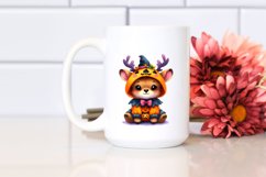 Cute Baby Elk Halloween Clipart Product Image 2