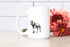Vintage Horse Wagon Confetti | Clipart Product Image 2