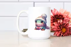 Cute Baby Snail on Sleight PNG Product Image 2