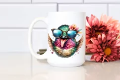 Funny Hummingbird Victory Sign | Sublimation Clipart Product Image 2