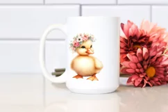 Cute Baby Duck Sitting PNG Product Image 2
