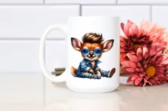 Cute Baby Deer Happy PNG Product Image 2