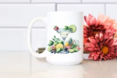 Watercolor Margarita Sticker | Clipart Product Image 2
