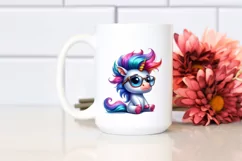 goofy baby unicorn, Transparent PNG Product Image 2
