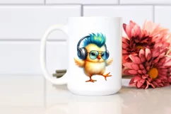 Funny Dressed Baby Chicken, Transparent PNG Product Image 2