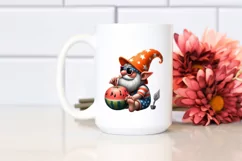 Digital Painting Gnome in Beach Wear | Sublimation Clipart Product Image 2