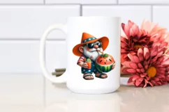 Digital Painting Gnome in Beach Wear | Sublimation Clipart Product Image 2
