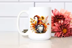 Detailed Vibrant Autumn Gnome PNG Product Image 2